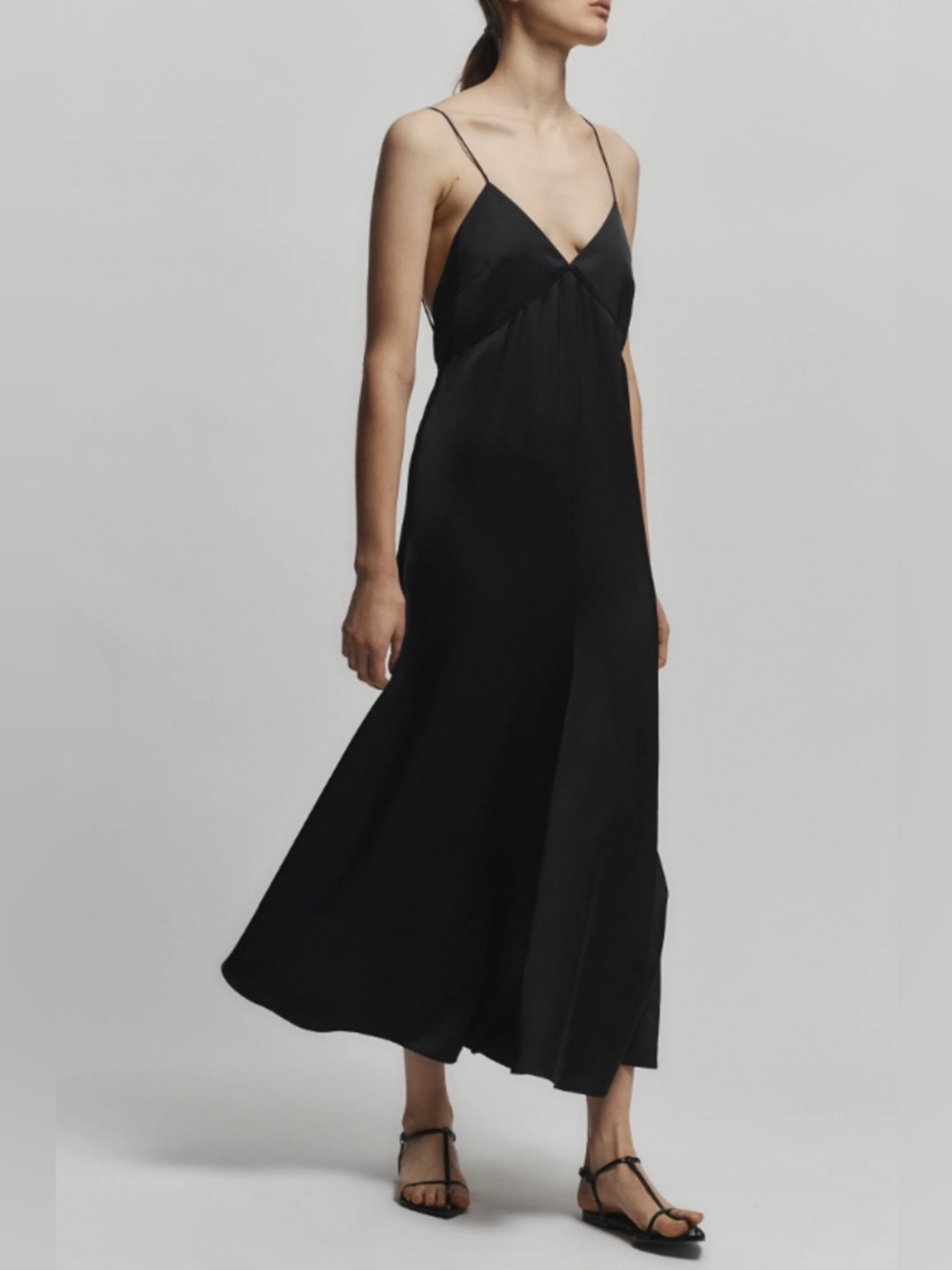 [ISO] SAINT ART Fallon Black Slip Maxi Dress. Size Small